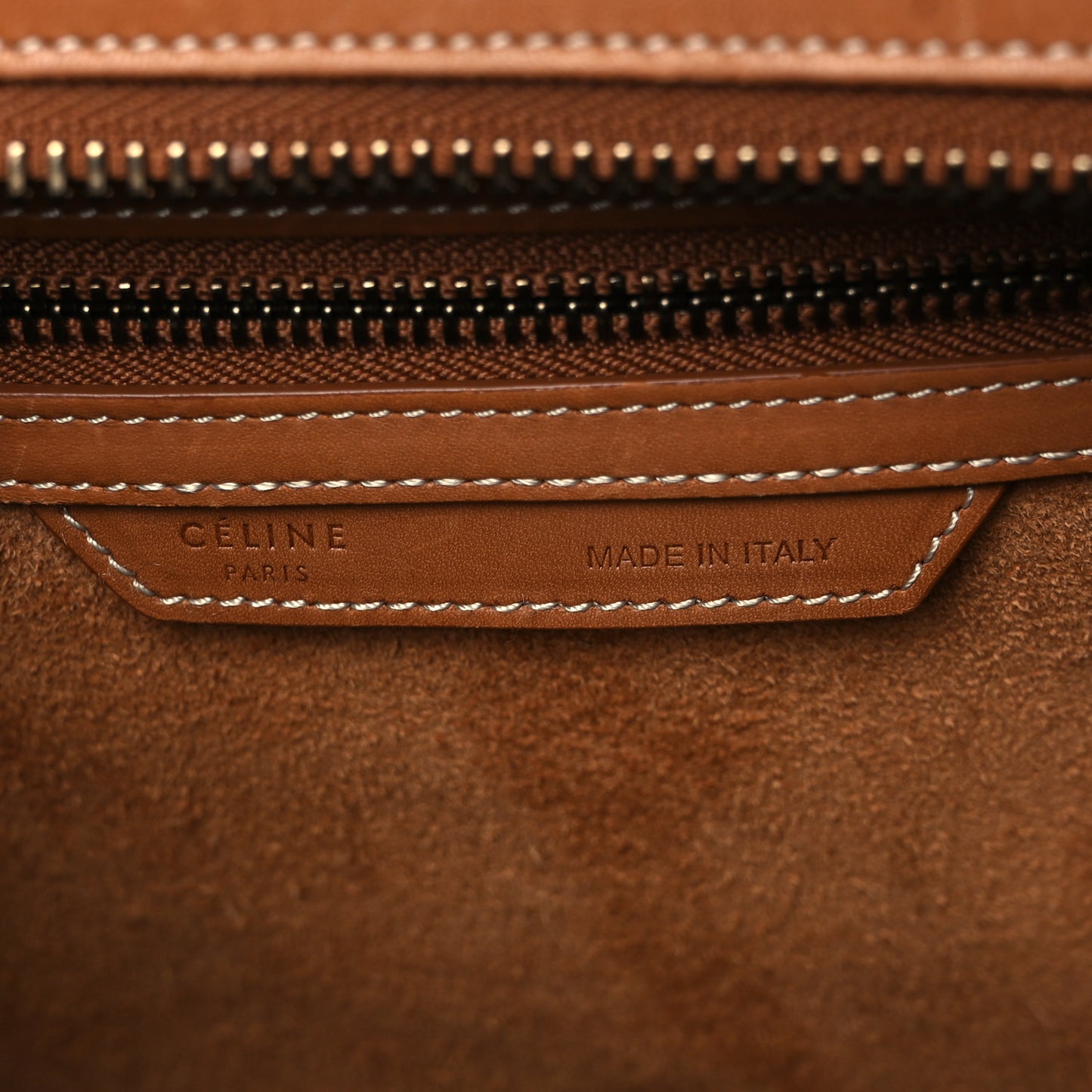 Natural Calfskin Micro Luggage Tan
