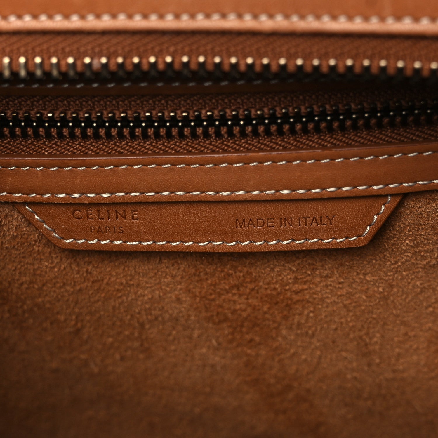 Celine Natural Calfskin Micro Luggage Tan 6 of 9
