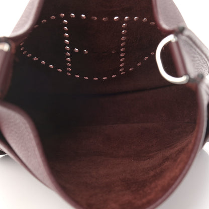 Hermes Taurillon Clemence Evelyne III PM Bordeaux 5 of 12