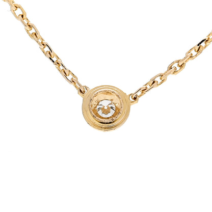 Cartier 18K Yellow Gold Diamond XS D'Amour Pendant Necklace 7 of 8