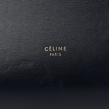 Celine Palmelato Calfskin Medium Tie Knot Tote Midnight 7 of 10