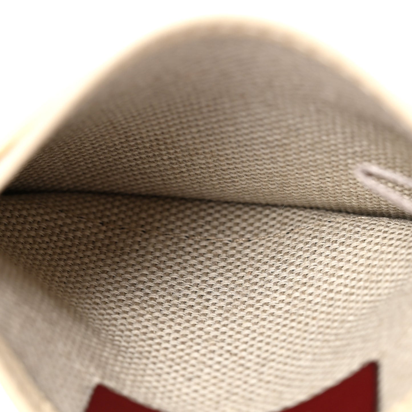 Grainy Calfskin Aries Card Case Linen