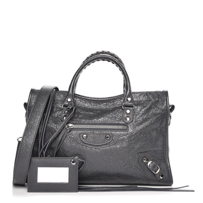 Balenciaga Agneau Classic Silver Hardware S City Gris Fossile 1 of 7