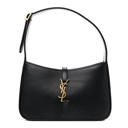Saint Laurent Smooth Calfskin Le 5 A 7 Hobo Black 1 of 12