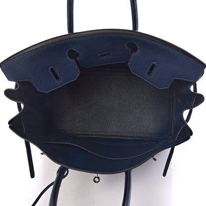 Hermes Togo Birkin 35 Bleu De Prusse 8 of 32