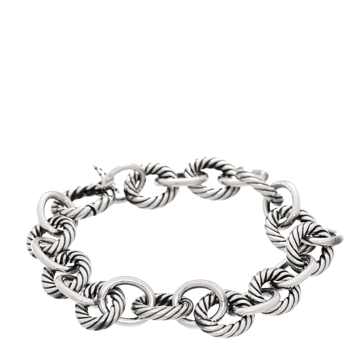 Sterling Silver 10mm Medium Oval Link Bracelet