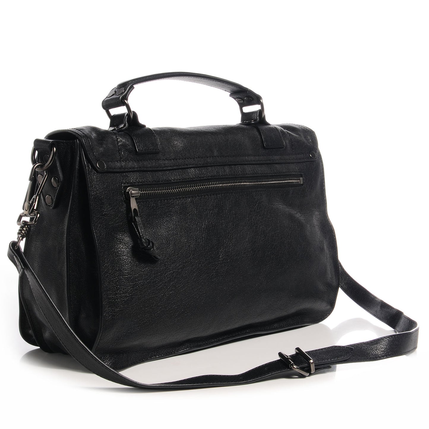 Lambskin PS1 Medium Satchel Black