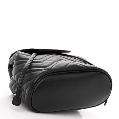 Gucci Calfskin Matelasse GG Marmont Flap Backpack Black 4 of 9