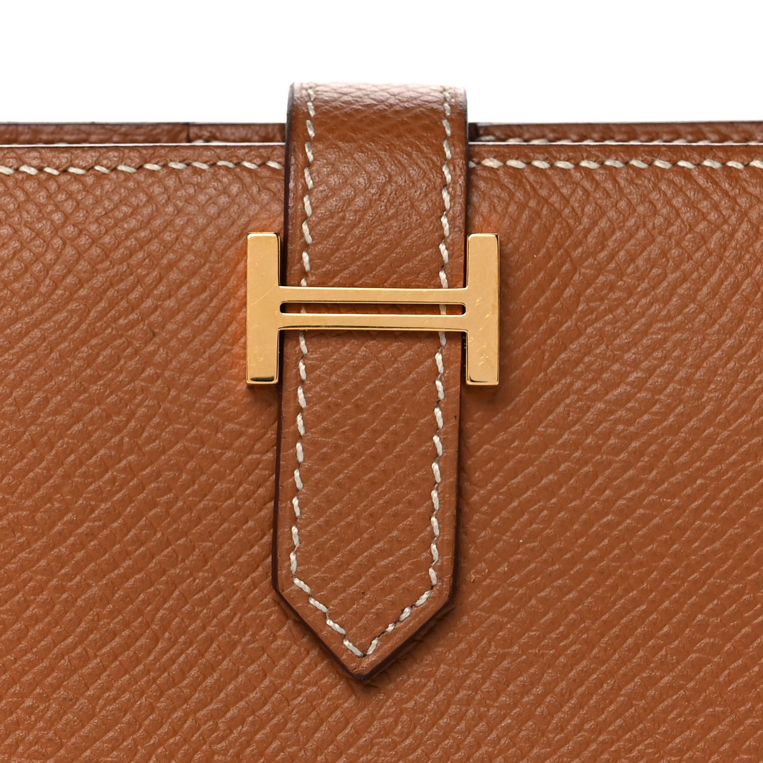 Hermes Epsom Bearn Compact Wallet Gold 10 of 12