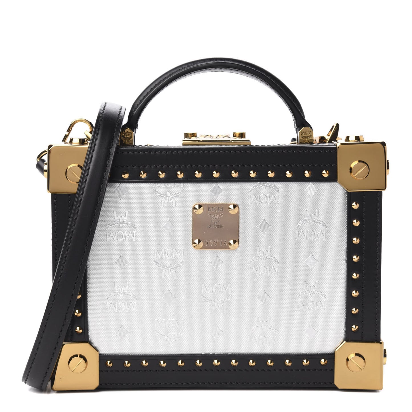 Odeon Calfskin Small Berlin Crossbody Steel Gray