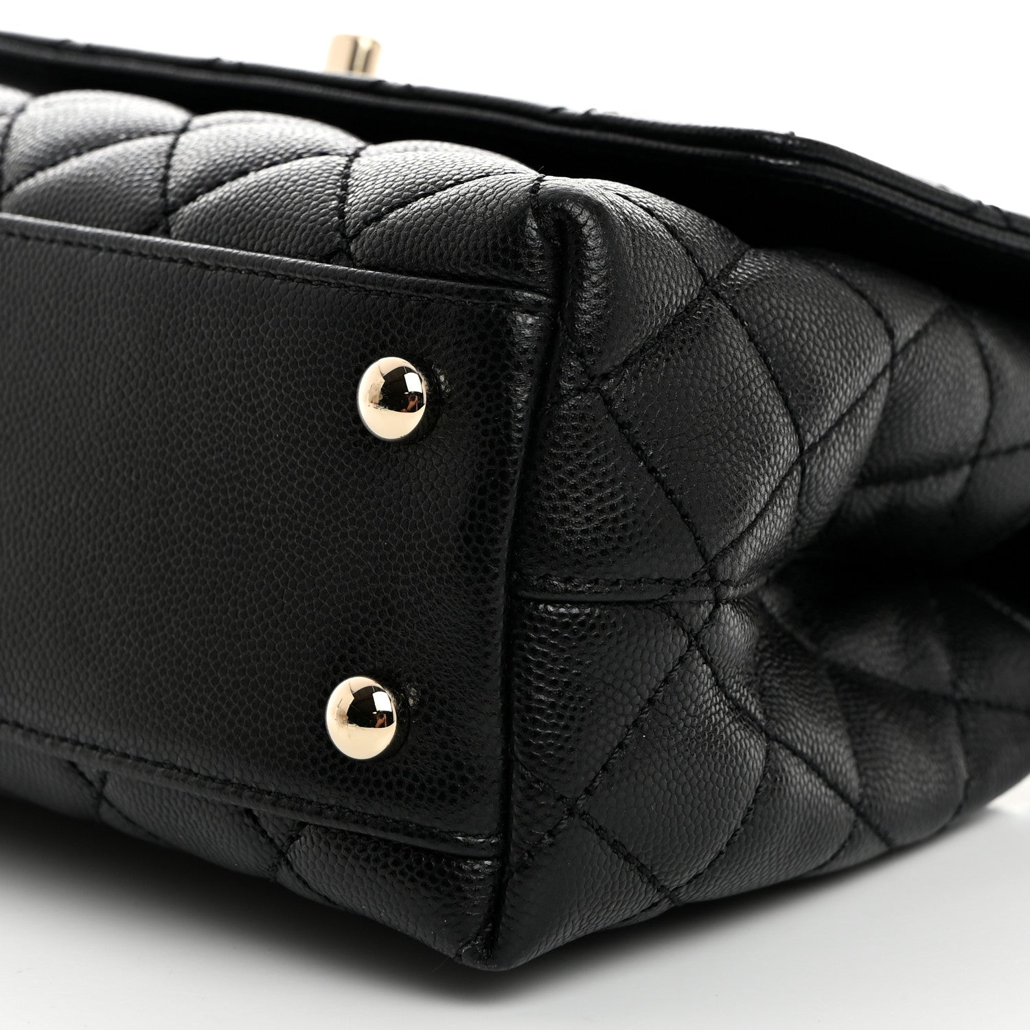 Chanel Caviar Quilted Mini Coco Handle Flap Black 10 of 10