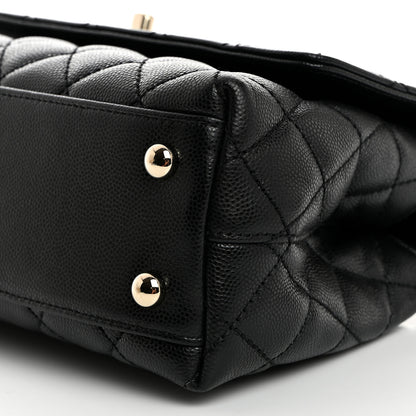 Chanel Caviar Quilted Mini Coco Handle Flap Black 10 of 10