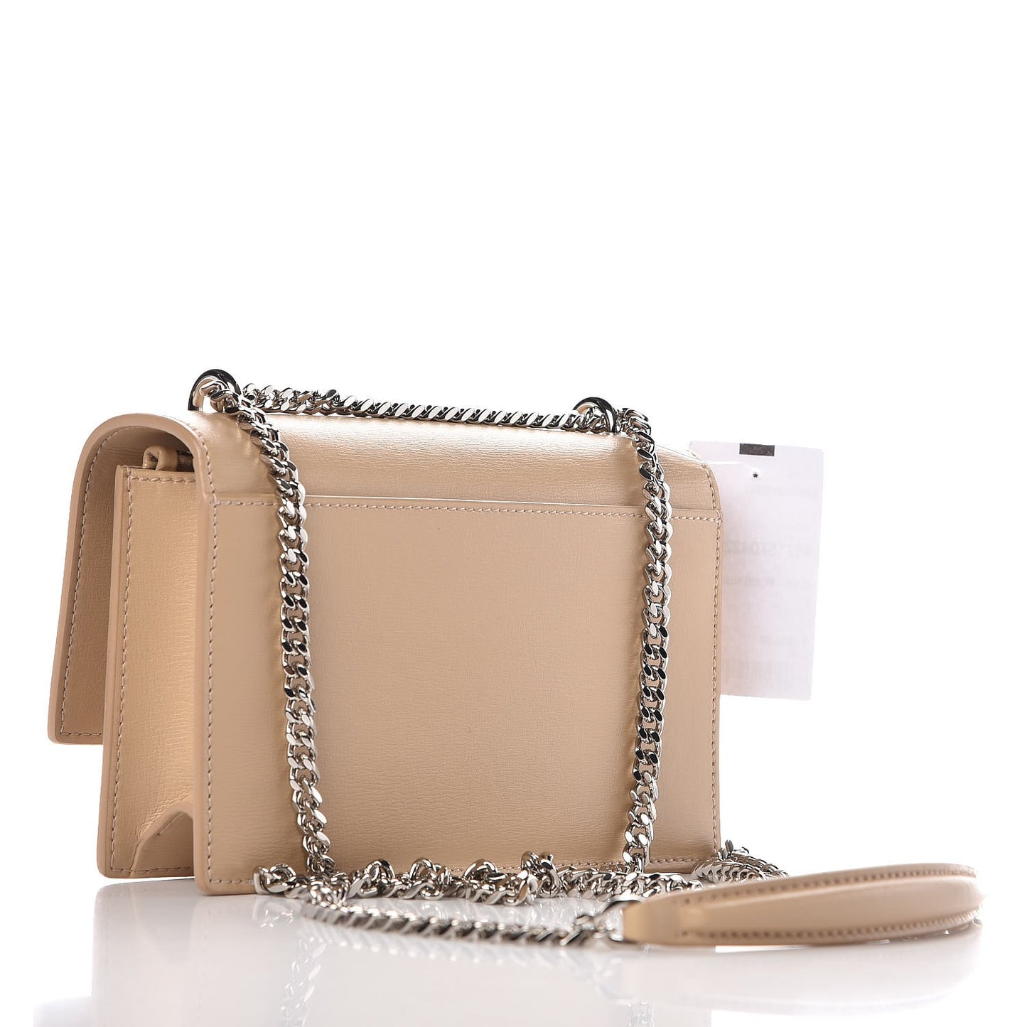 Calfskin Monogram Sunset Chain Wallet Nude Powder