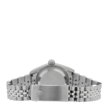Rolex Stainless Steel 18K White Gold 26mm Oyster Perpetual Datejust Watch Blue 79174 3 of 5