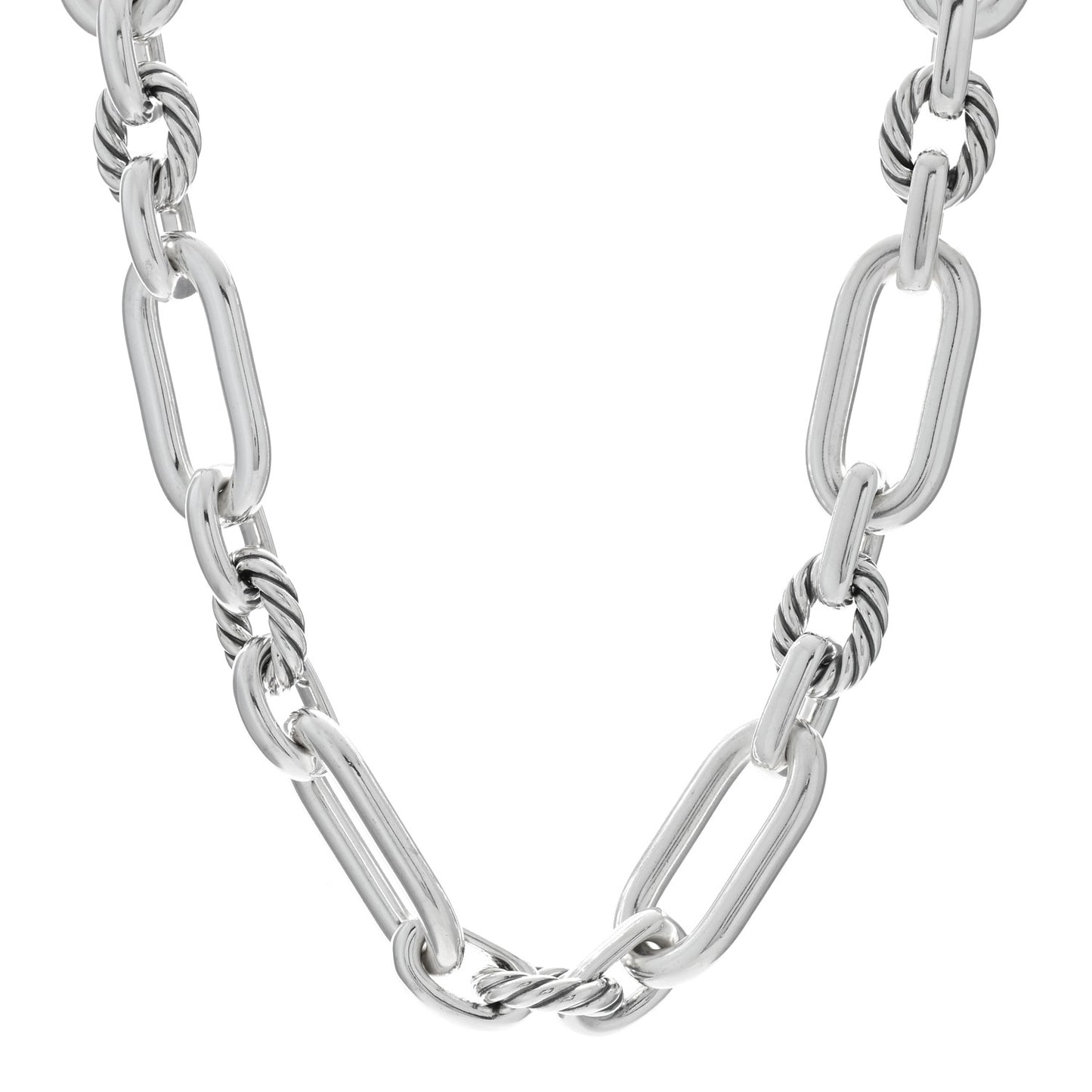 Sterling Silver Lexington Chain Necklace 18"