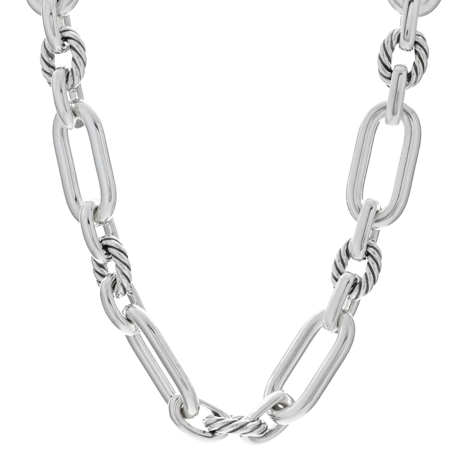 David Yurman Sterling Silver Lexington Chain Necklace 18" 1 of 3