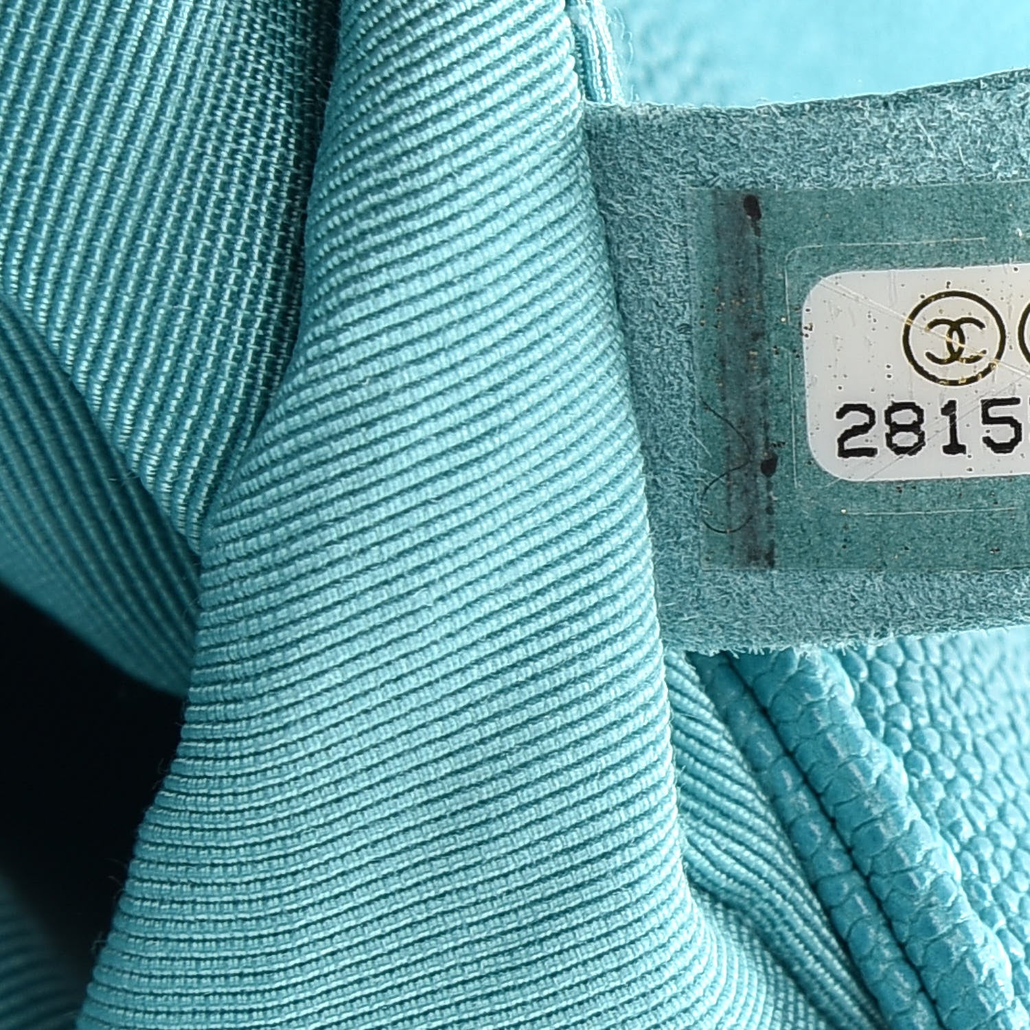 Chanel Caviar Quilted Medium Boy Flap Turquoise 7 of 9
