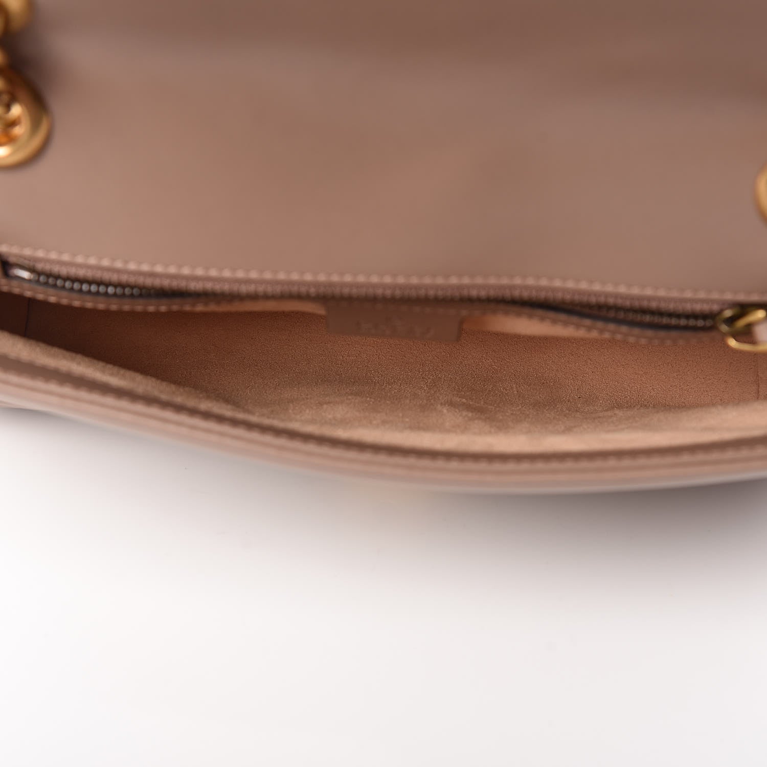 Gucci Calfskin Matelasse Small GG Marmont Shoulder Bag Porcelain Rose 7 of 9