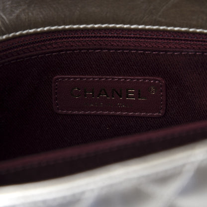 Chanel Metallic Aged Calfskin Quilted Mini Coco Handle Flap Gold 5 of 10