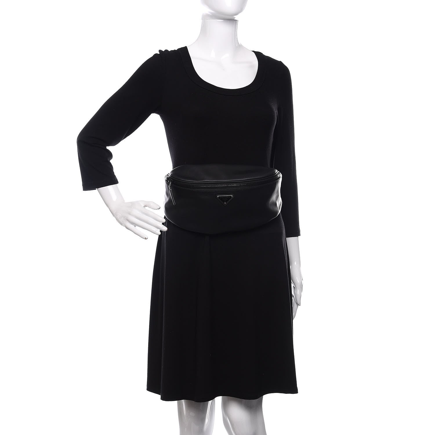 Prada Grace Lux Belt Bag Black 2 of 9