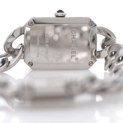 Chanel Stainless Steel Diamond Bezel Mother of Pearl 16mm Chain Premiere Quartz Watch 5 of 6