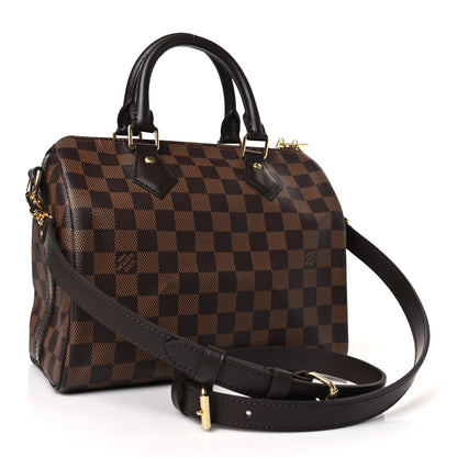 Louis Vuitton Damier Ebene Speedy Bandouliere 25 3 of 9