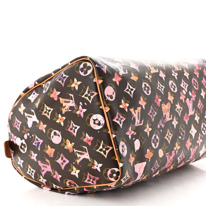 Louis Vuitton Watercolor Aquarelle Speedy 35 Brown 8 of 11