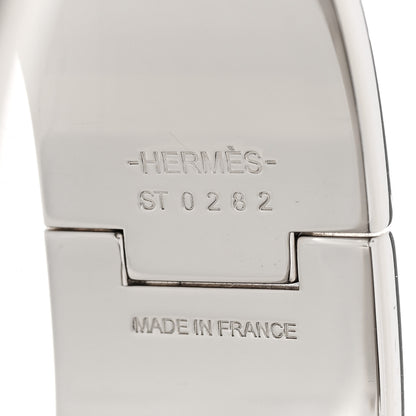 Hermes Enamel Wide Clic Clac H Bracelet PM Black 3 of 4