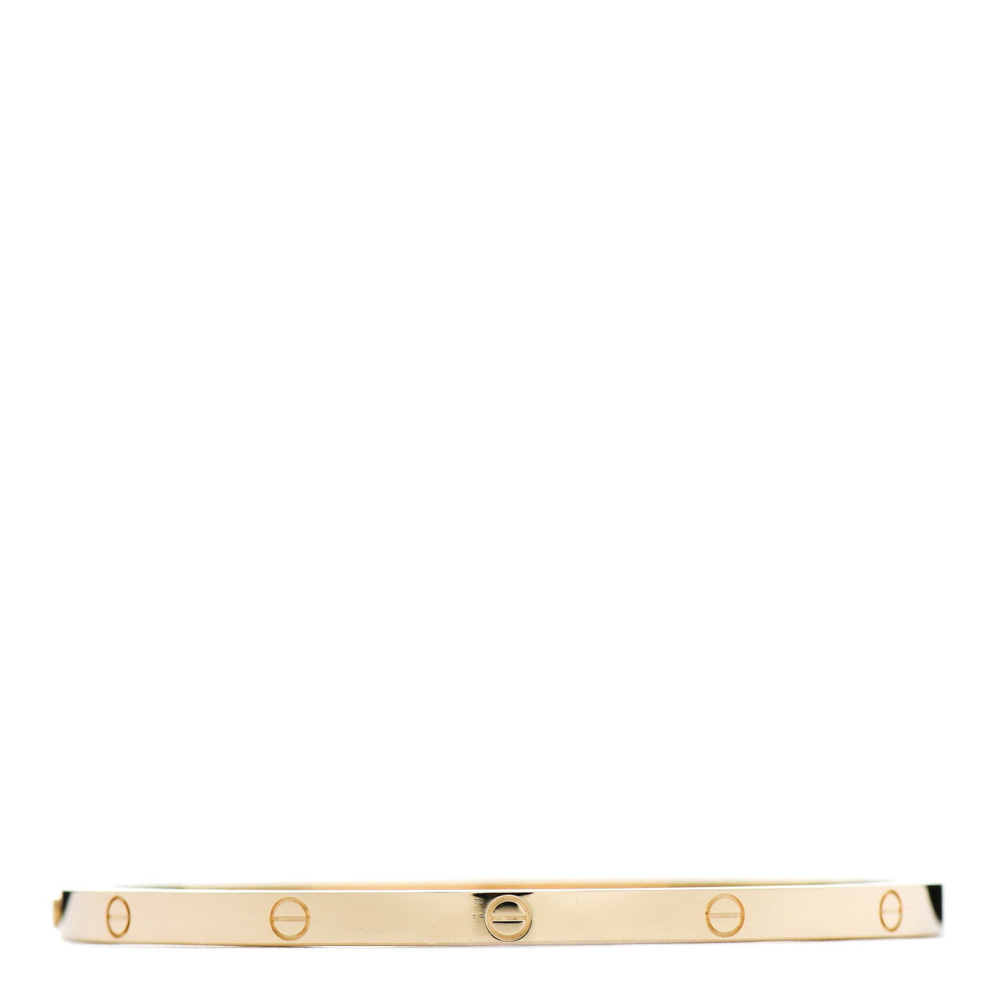 18K Yellow Gold Small LOVE Bracelet 17