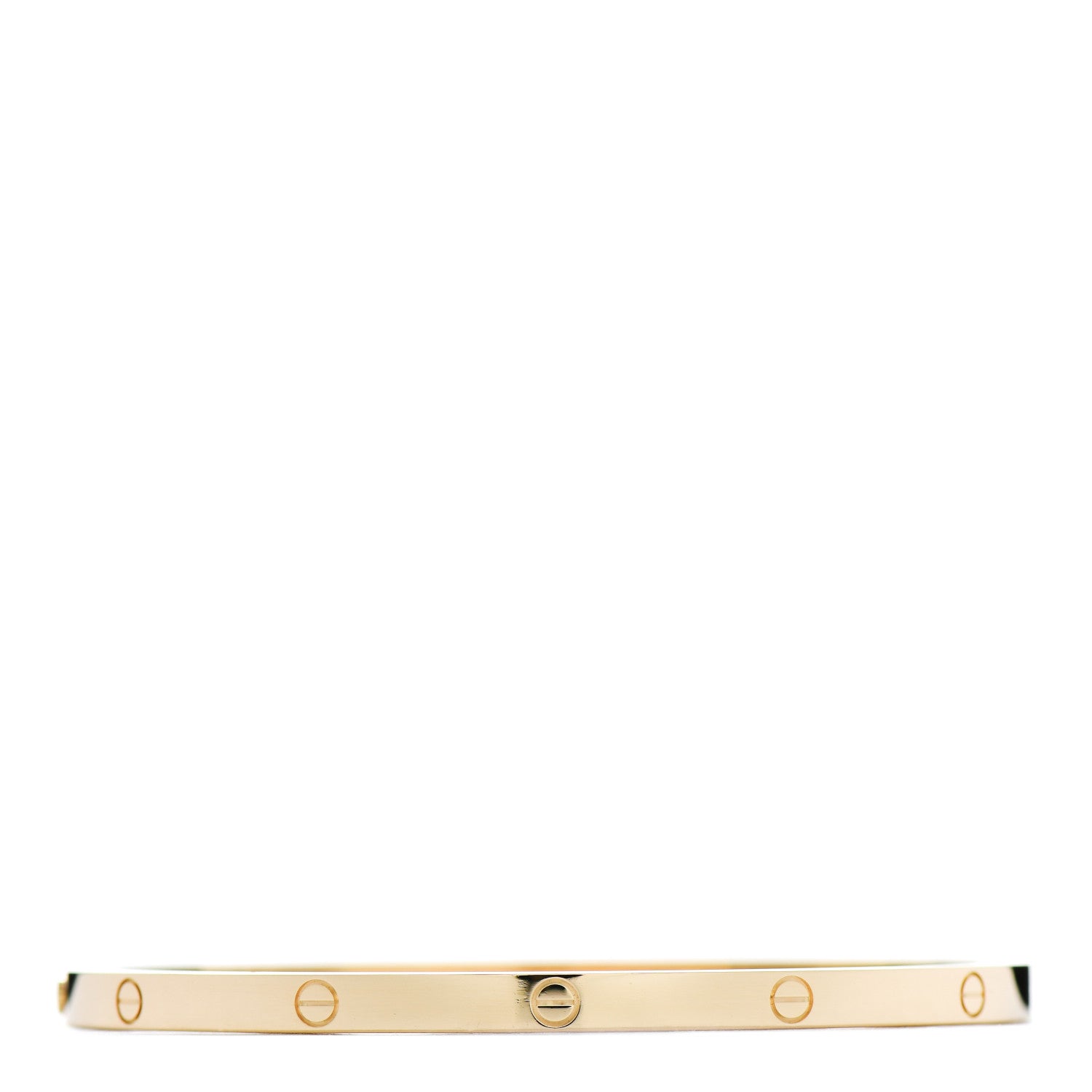 Cartier 18K Yellow Gold Small LOVE Bracelet 17 3 of 5