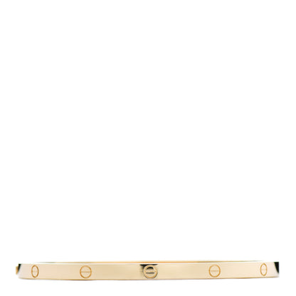 Cartier 18K Yellow Gold Small LOVE Bracelet 17 3 of 5