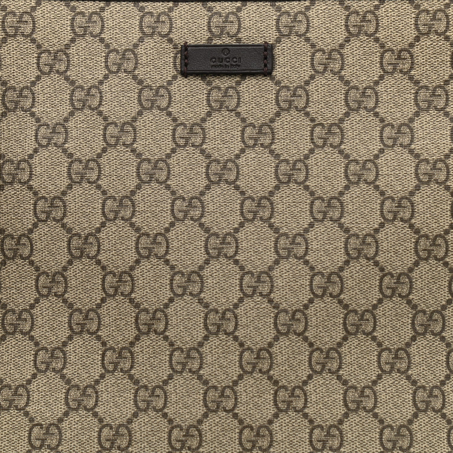 Gucci GG Plus Monogram Medium Flat Messenger Bag Dark Brown 8 of 8