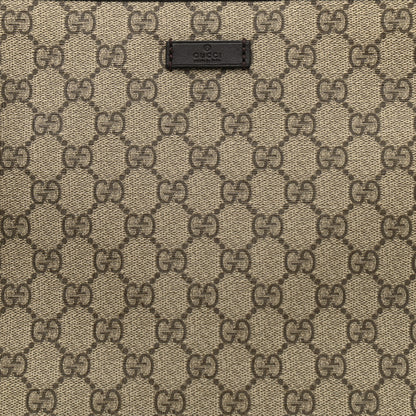 Gucci GG Plus Monogram Medium Flat Messenger Bag Dark Brown 8 of 8