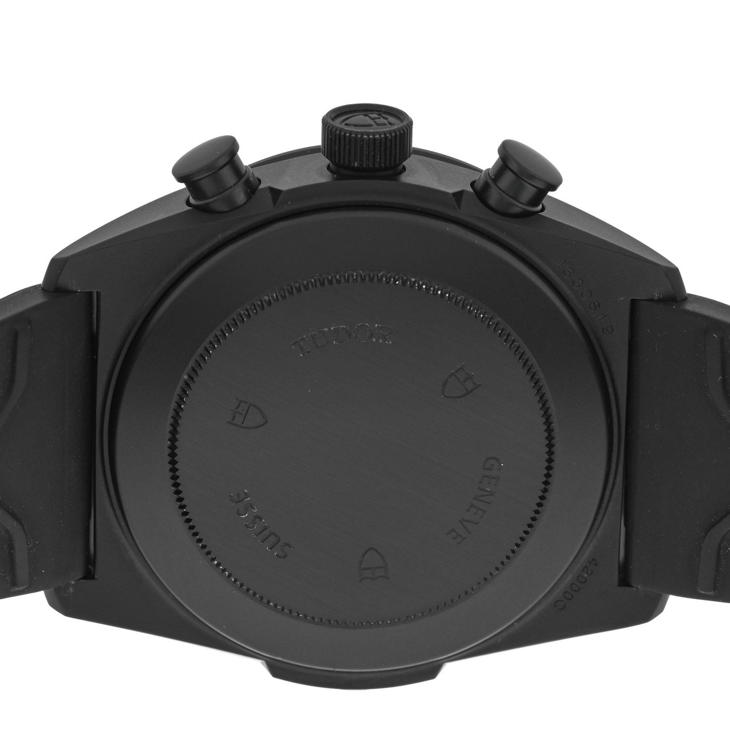 Ceramic Rubber 42mm Fastrider Black Shield Automatic Watch Black 42000CR