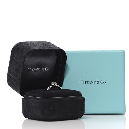 Tiffany Platinum Diamond .39ct Etoile Solitaire Engagement Ring 54 7 6 of 7