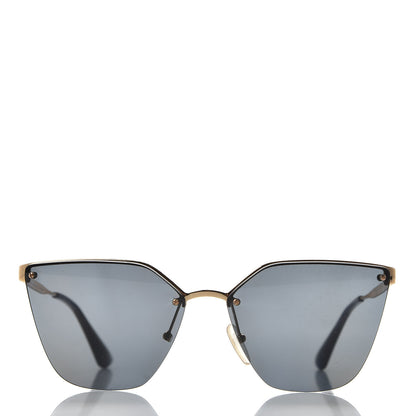 Prada Metal Polarized Cat Eye Sunglasses SPR 68T Black 3 of 9
