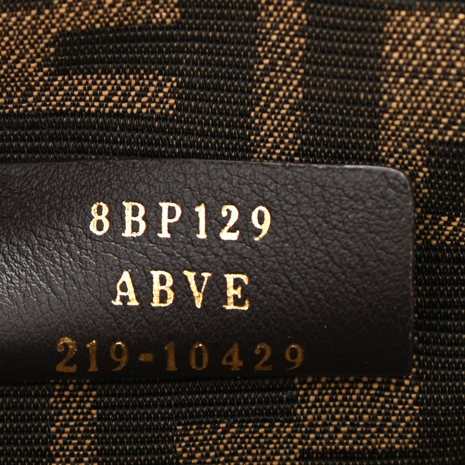 Fendi Shiny Nappa Small Fendi First Black 7 of 8