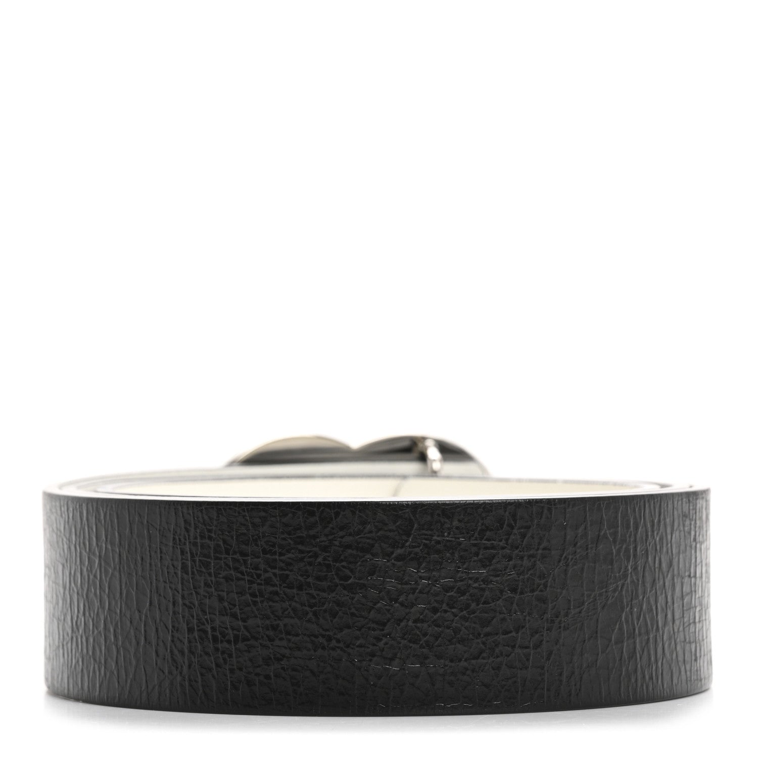 Chanel Patent Calfskin CC Reversible Belt 90 36 Black White 2 of 8