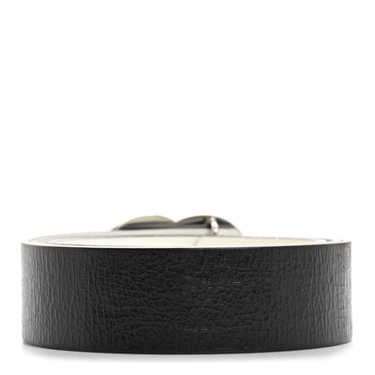Chanel Patent Calfskin CC Reversible Belt 90 36 Black White 2 of 8