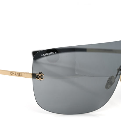 Chanel Frameless Shield Sunglasses 71433 Black 7 of 8