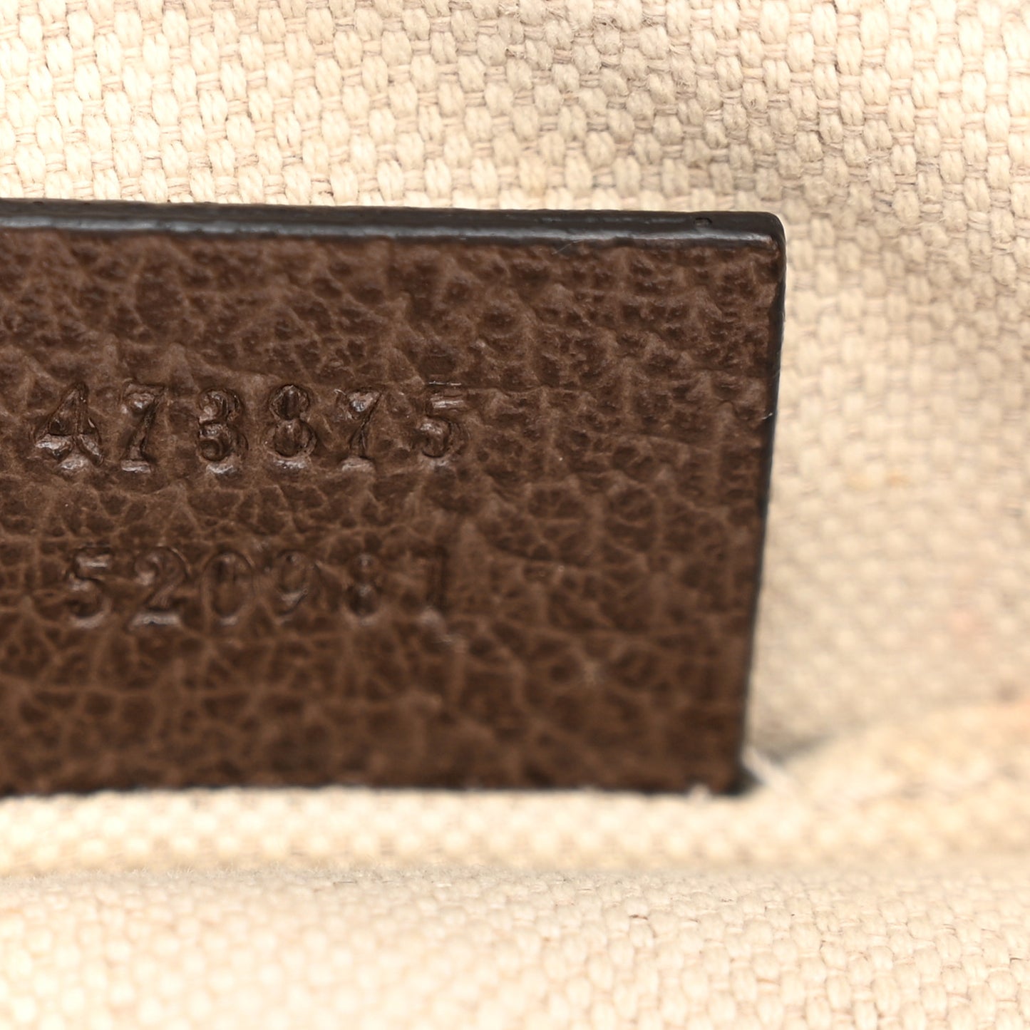 GG Supreme Monogram Neo Vintage Drawstring Bucket Backpack Beige New Acero Crop