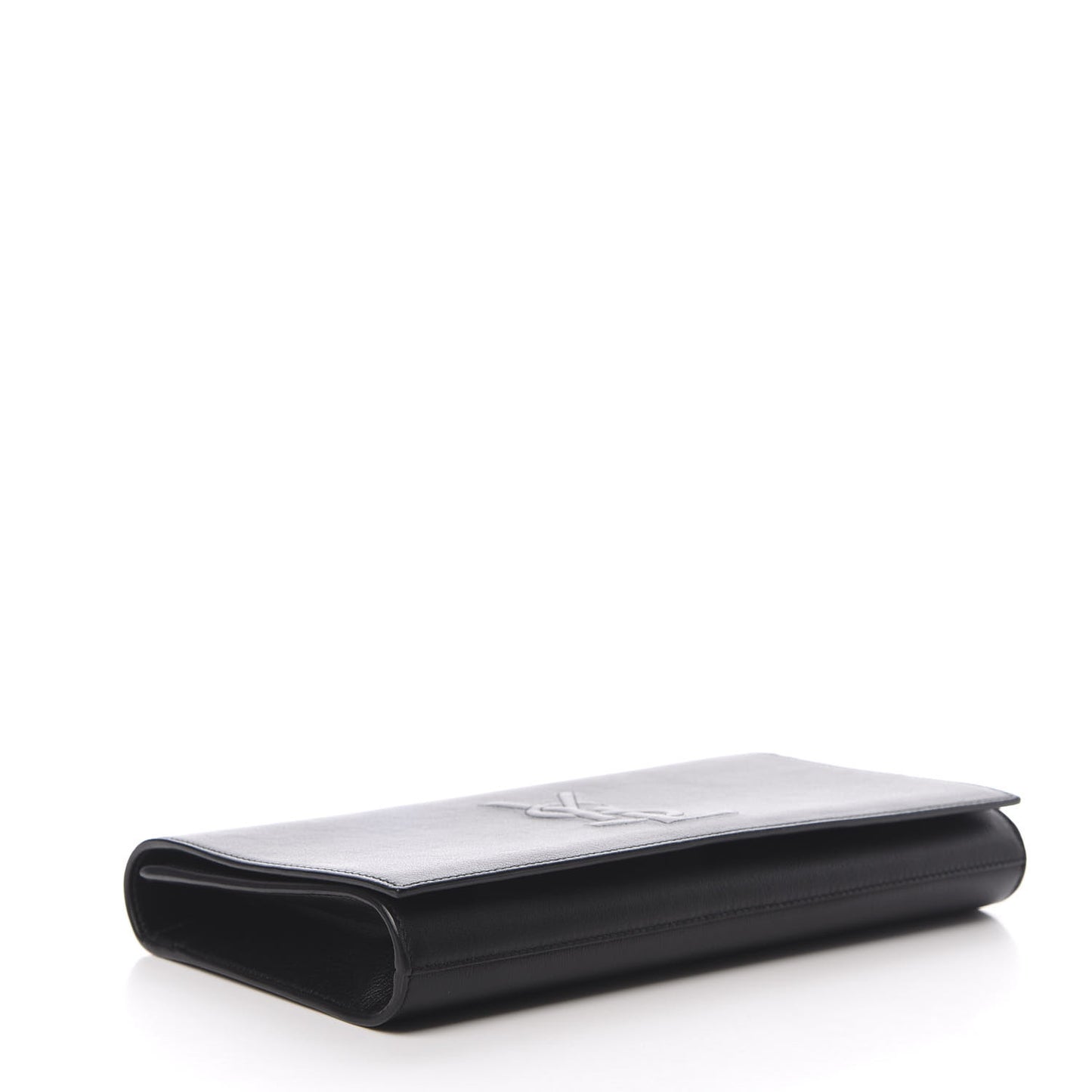 Calfskin Monogram Large Belle De Jour Clutch Black