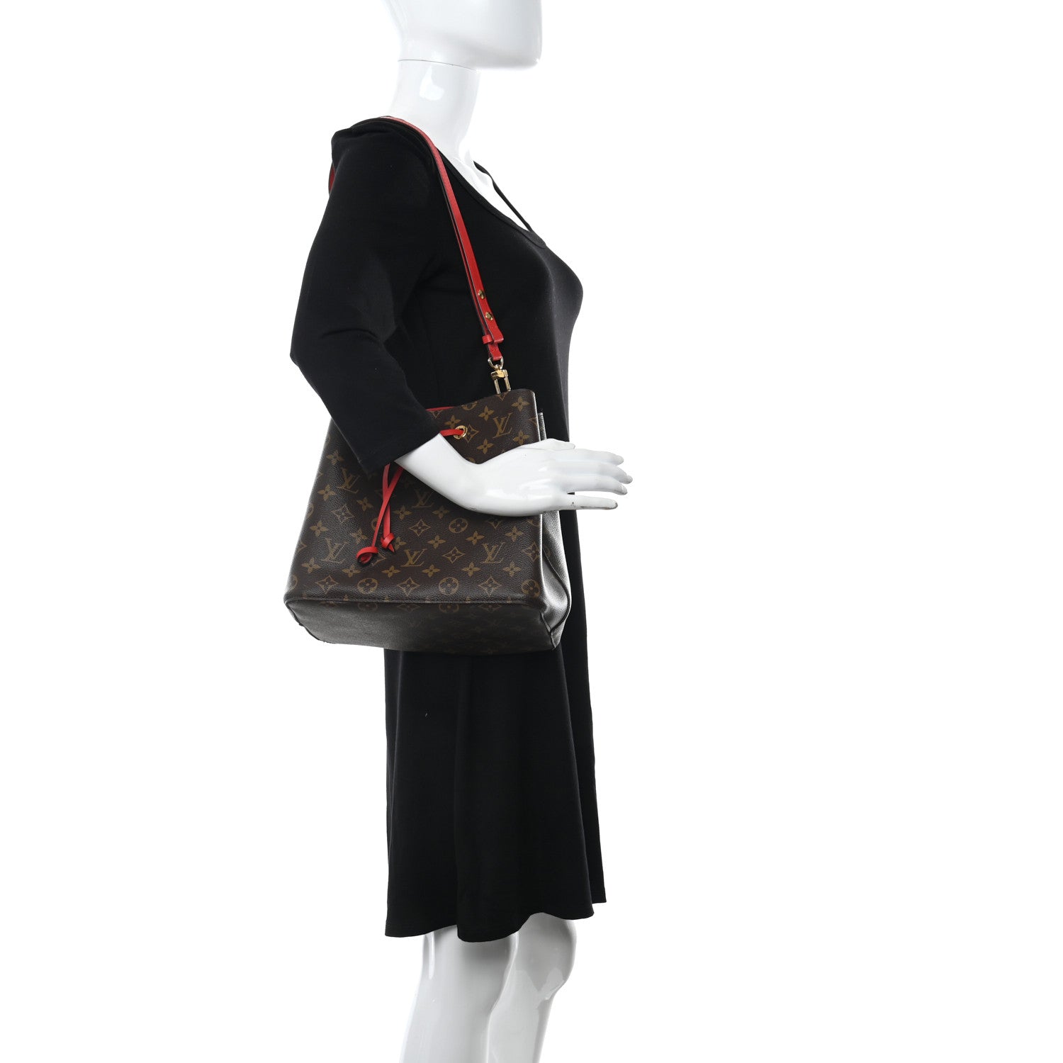 Louis Vuitton Monogram Neonoe MM Coquelicot 3 of 11
