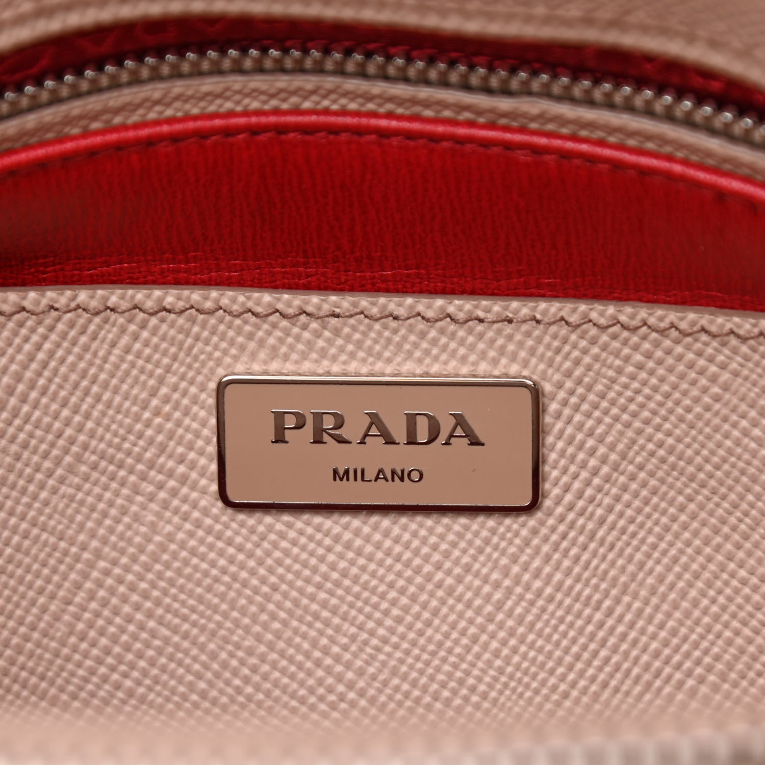 Prada Saffiano Cuir Twin Tote Cammeo 6 of 16