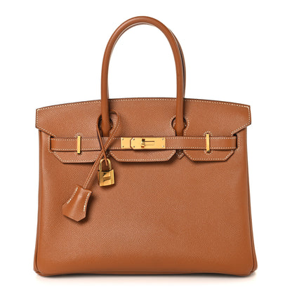 Hermes Epsom Birkin 30 Gold 1 of 14