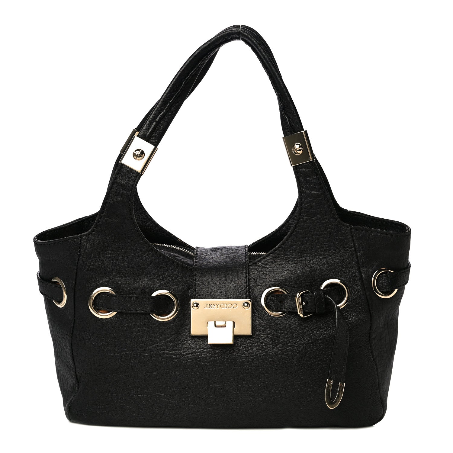 Jimmy Choo Calfskin Small Ramona Black 1 of 12