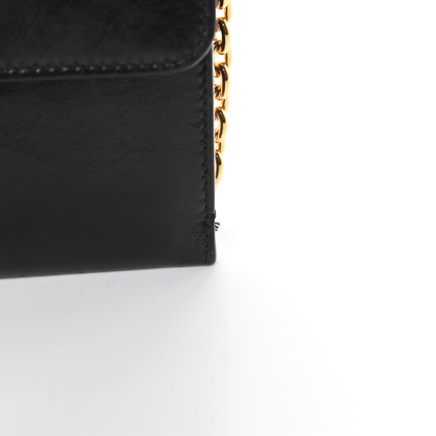 Christian Dior Crinkled Lambskin 30 Montaigne Clutch Black 13 of 15