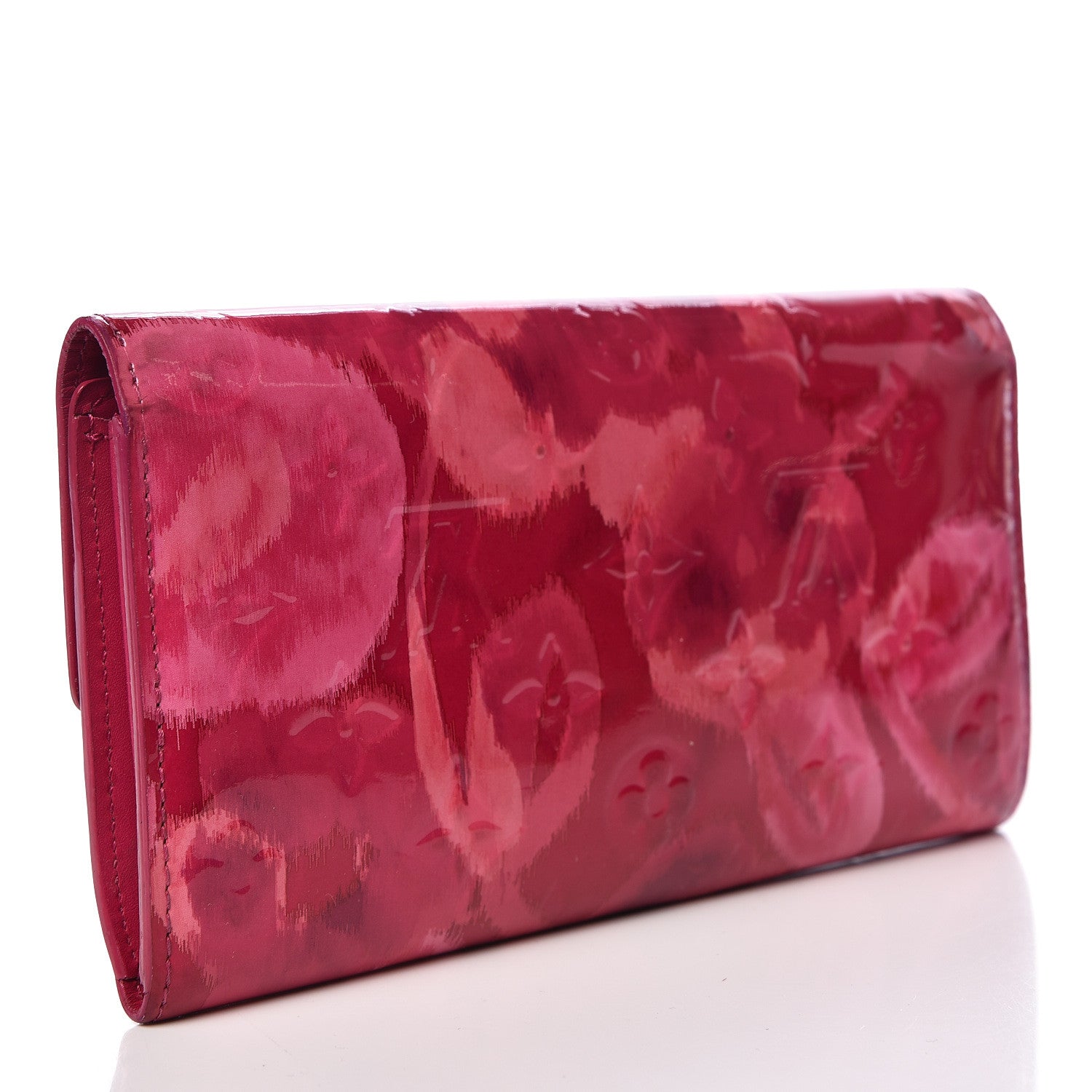 Louis Vuitton Vernis Ikat Sarah Wallet Rose Indien 3 of 10