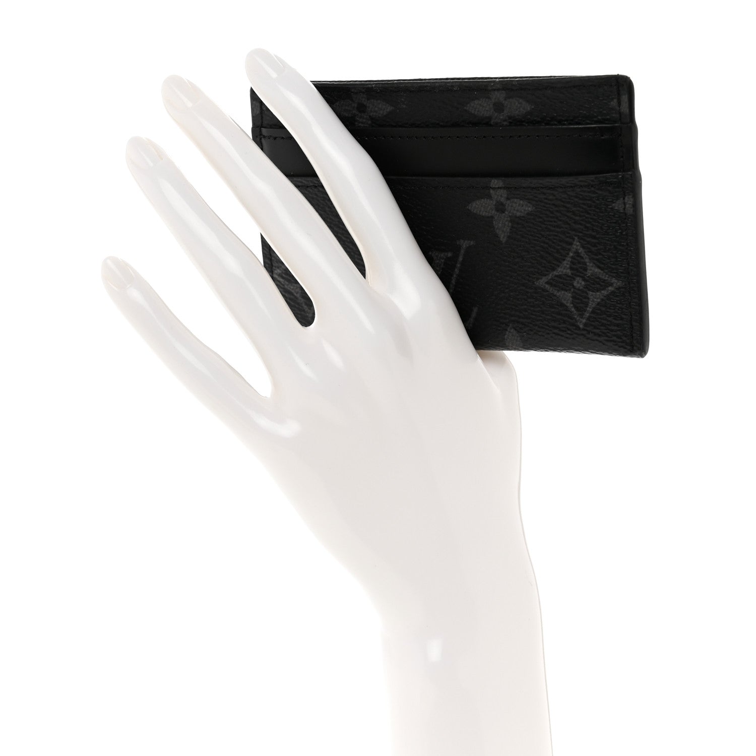 Louis Vuitton LOUIS VUITTON Monogram Eclipse Porte-Cartes Double Card Holder 2 of 7