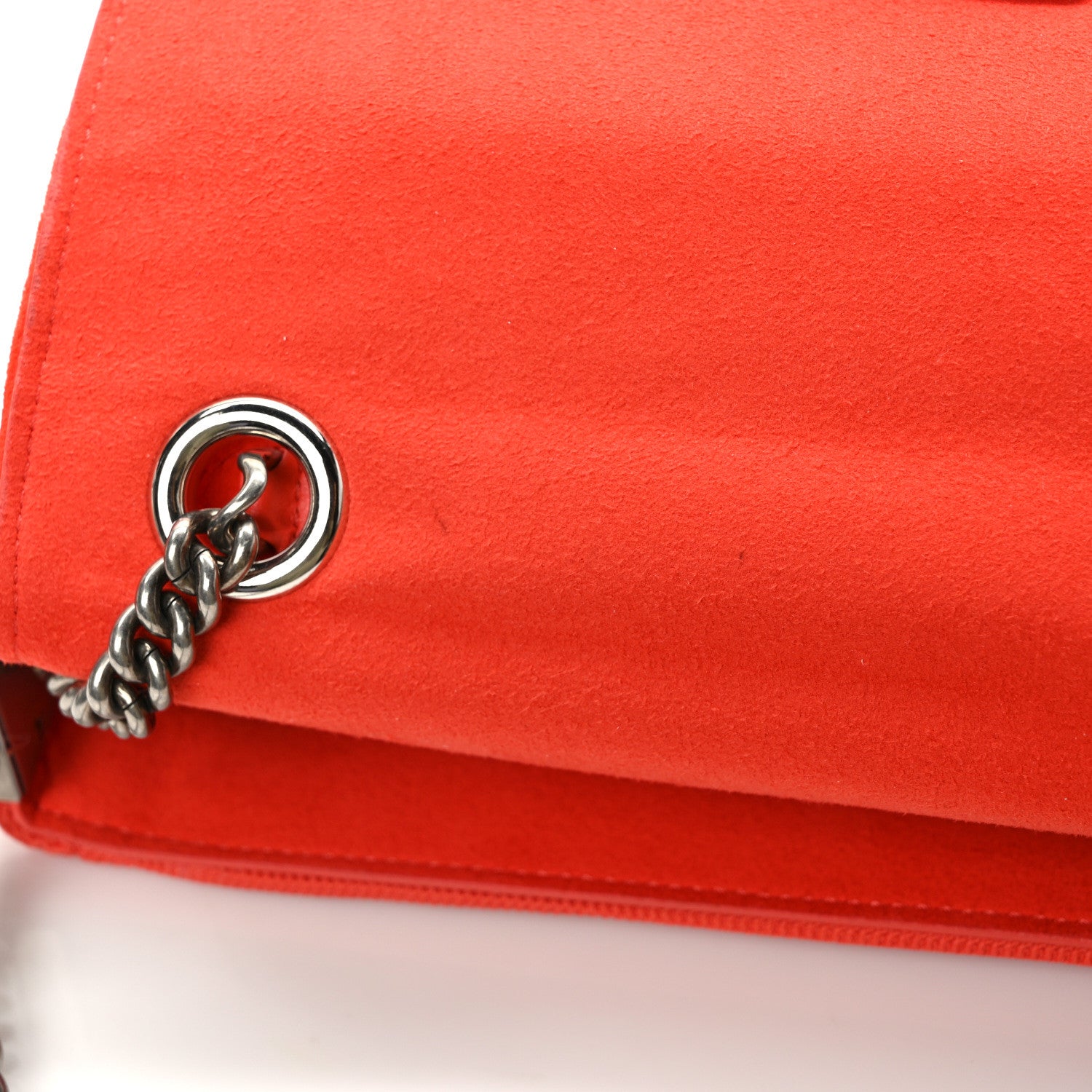 Fendi Technical Fabric FF Midi Chain Baguette Tulipano 13 of 13